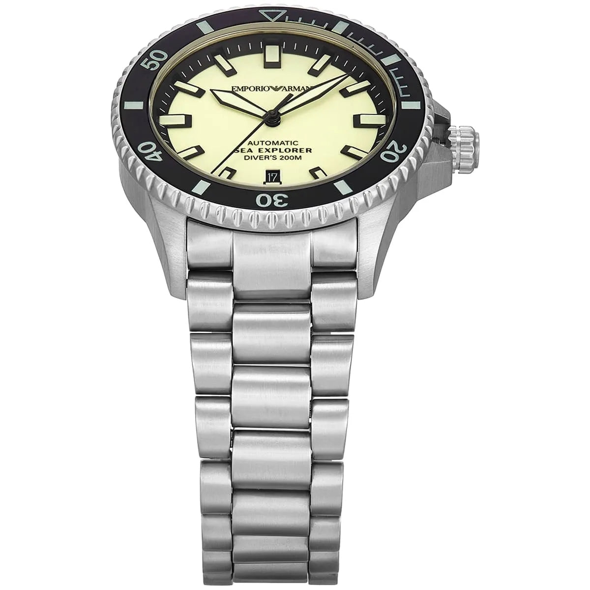 Emporio Armani Sea Explorer AR60083 Automatic Stainless Steel Chain Men’s Watch