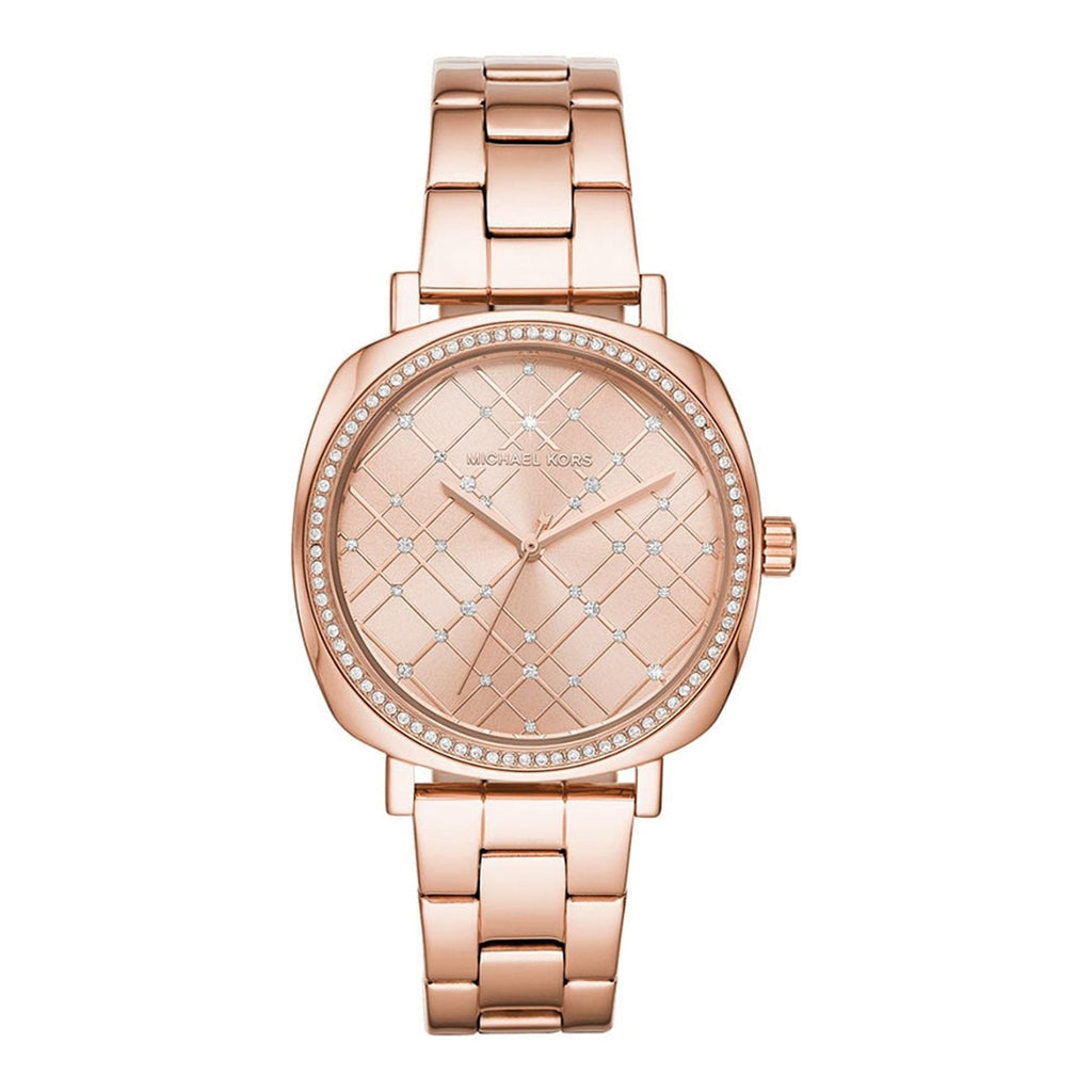 Michael Kors Nia MK3990 Quartz Rose Gold Stainless Steel Women’s Watch