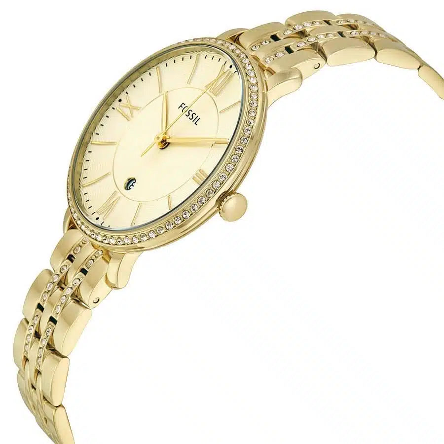 Fossil Jacqueline ES3547 Quartz Gold-Tone Stainless Steel Chain Women’s Watch