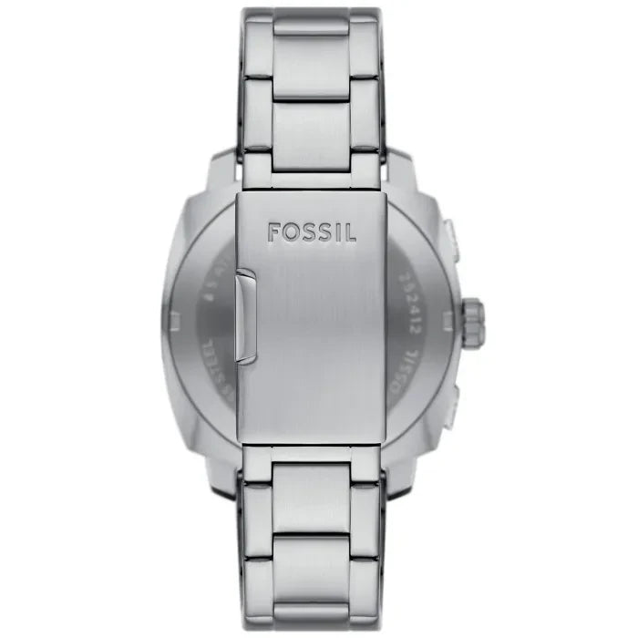 Fossil Machine FS6096 Chronograph Quartz Blue Dial Stainless Steel Chain Men’s Watch