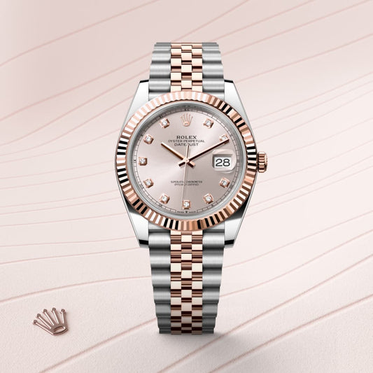 Rolex Datejust 126331-0008 Sundust Diamond Dial Fluted Bezel Jubilee Bracelet 41mm Swiss Grade 1:1 Men’s Watch