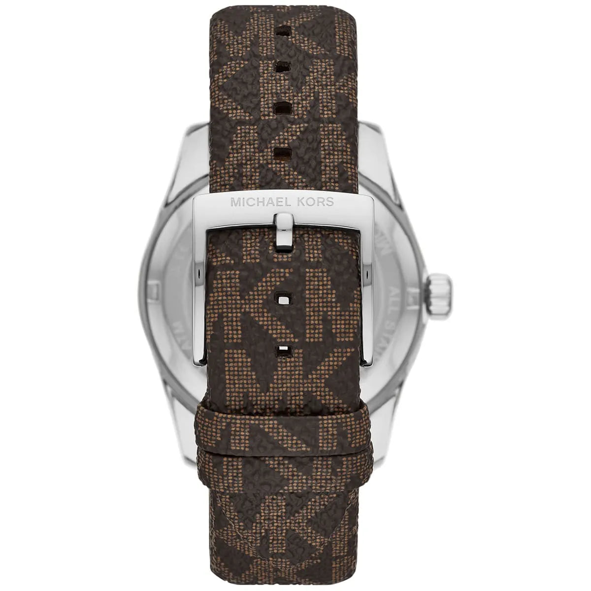 Michael Kors Lexington MK4745 Quartz White Dial Genuine Leather Strap Ladies Watch