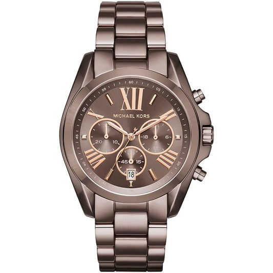 Michael Kors Bradshaw MK6247 Chronograph Quartz Brown-Tone Stainless Steel Chain Men’s Watch