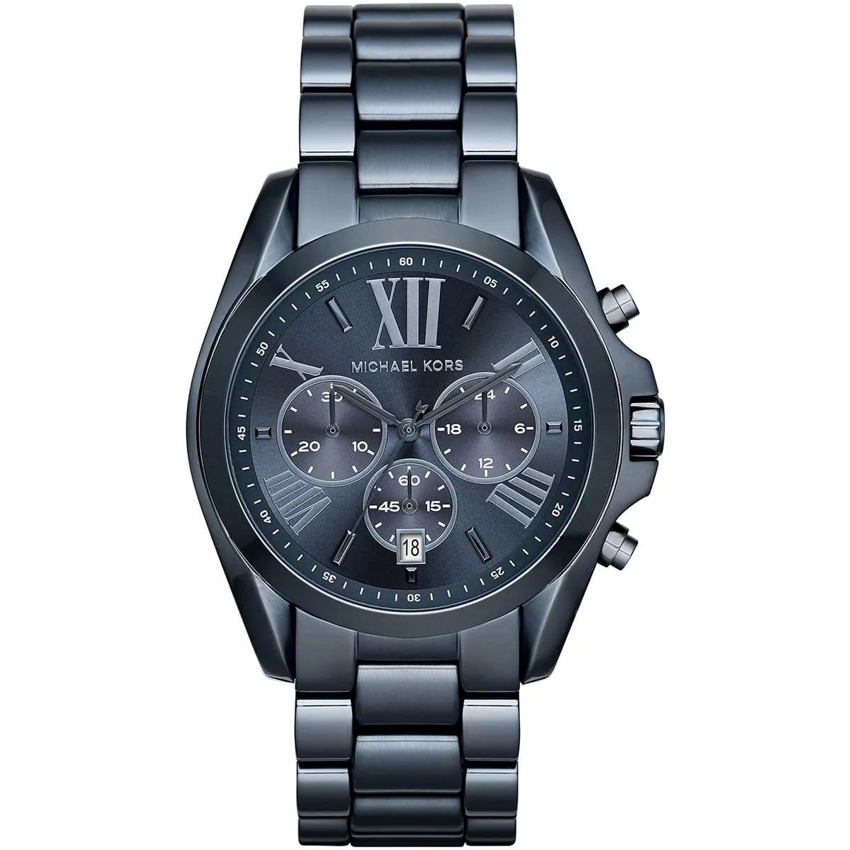Michael Kors Bradshaw MK6248 Chronograph Quartz Full Blue-Tone Stainless Steel Chain Men’s Watch