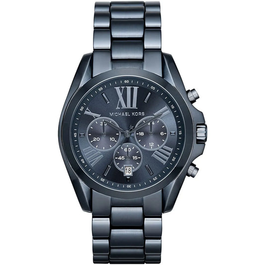 Michael Kors Bradshaw MK6248 Chronograph Quartz Full Blue-Tone Stainless Steel Chain Men’s Watch