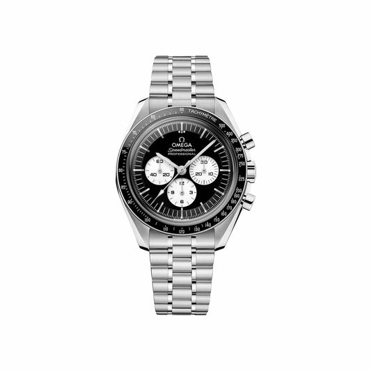 Omega Speedmaster Reverse Panda Chronometer Automatic Stainless Steel Chain Men's Watch