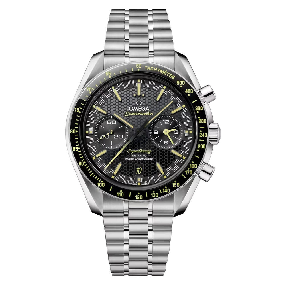 Omega Speedmaster "Super Racing" Chronograph Automatic Stainless Steel Chain Men's Watch