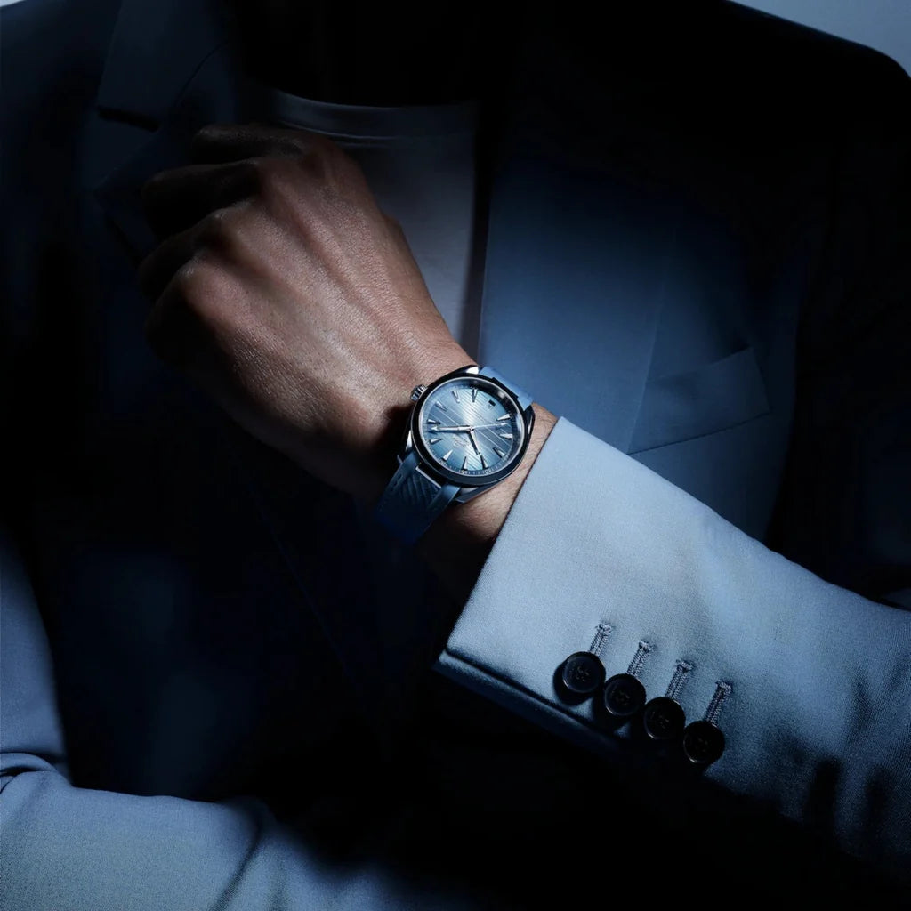 Omega Seamaster Aqua Terra 150M "75th Anniversary Summer Blue" Stainless Steel Case Silicon Strap Men's Watch