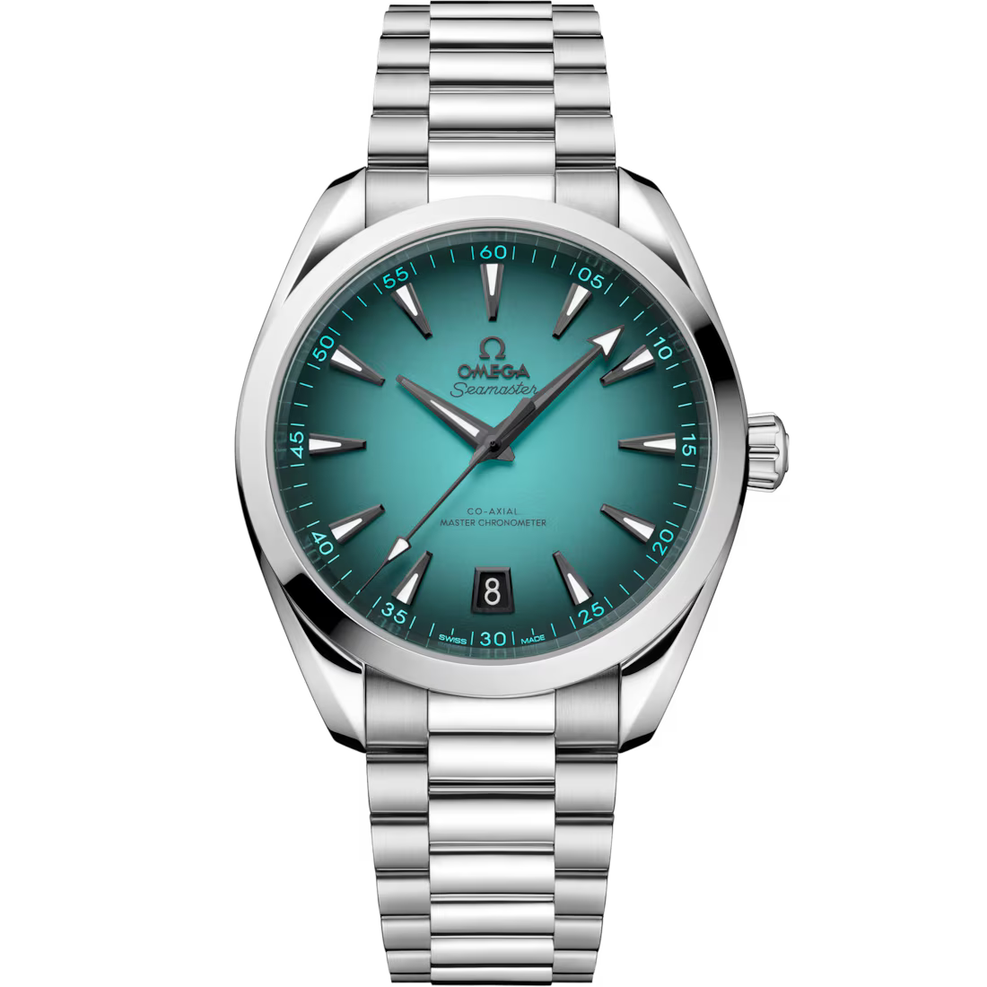 Omega Seamaster Aqua Terra 150M Co-Axial Automatic Blue Dial Stainless Steel Men's Watch