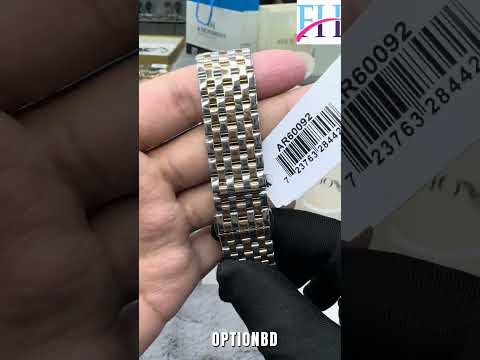 Emporio Armani Antonio AR60092 Automatic Skeleton Dial Two-Tone Stainless Steel Chain Men’s Watch