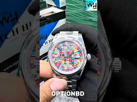 Rolex Oyster Perpetual Multicolored Jubilee Motif Dial Automatic Stainless Steel Chain Men’s Watch