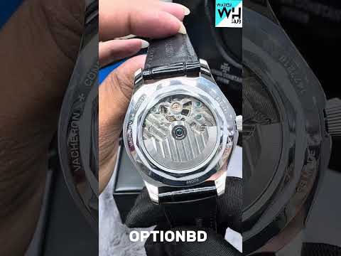 Vacheron Constantin Fiftysix Tourbillon Automatic Stainless Steel Genuine Leather Strap Men’s Watch