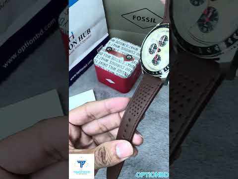 Fossil Sport Tourer FS6042 Chronograph Quartz Genuine Leather Strap Men’s Watch