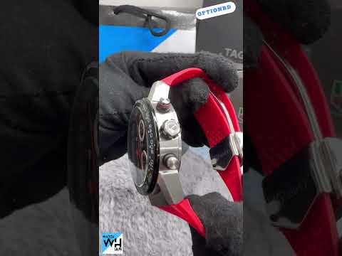 Tag Heuer Carrera-01 Manchester United Special Edition Quartz Chronograph Men’s Silicon Strap Watch