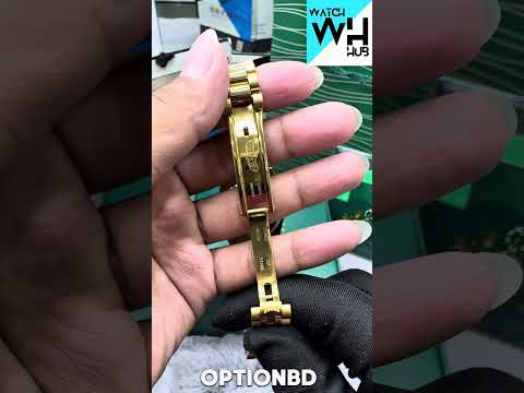 Rolex Lady Date-just Golden Tone  Automatic Stainless Steel Chain Lady’s Watch