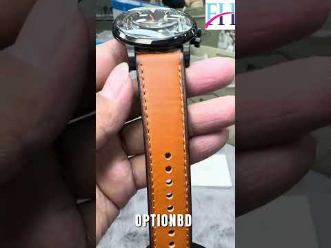 Fossil Goodwin FS5501 Chronograph Quartz Black Dial With Brown Leather Strap Men’s Watch