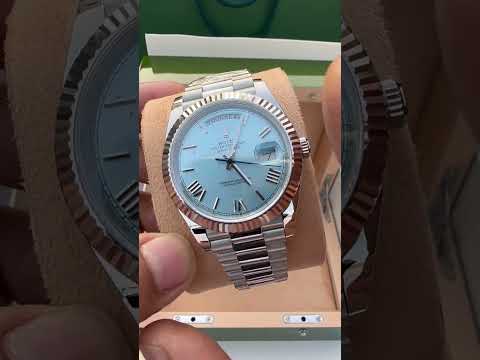 Ro-lex Day-Date 40mm M-228236-0012 Stainless Steel Chain Men’s Watch