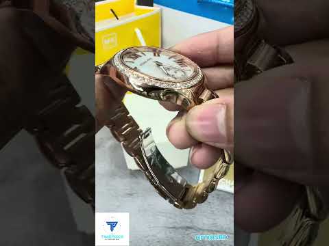 Michael Kors Sage Pavé MK4806 Quartz Three-Hand Rose Gold Stainless Steel Women’s Watch