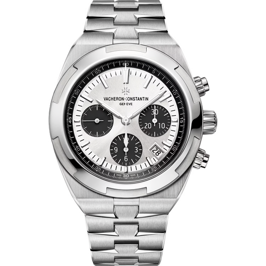 Vacheron Constantin Overseas "Panda" Chronograph Automatic Stainless Steel Chain Men’s Watch