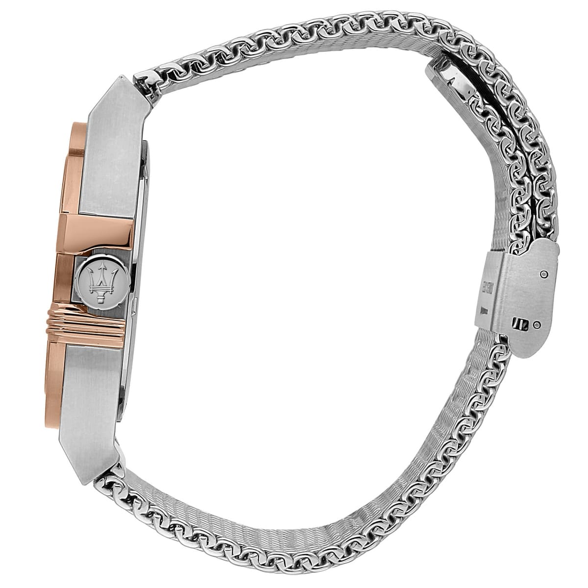 Maserati Potenza R8853108007 Quartz Gray Dial Stainless Steel Mesh Chain Men’s Watch
