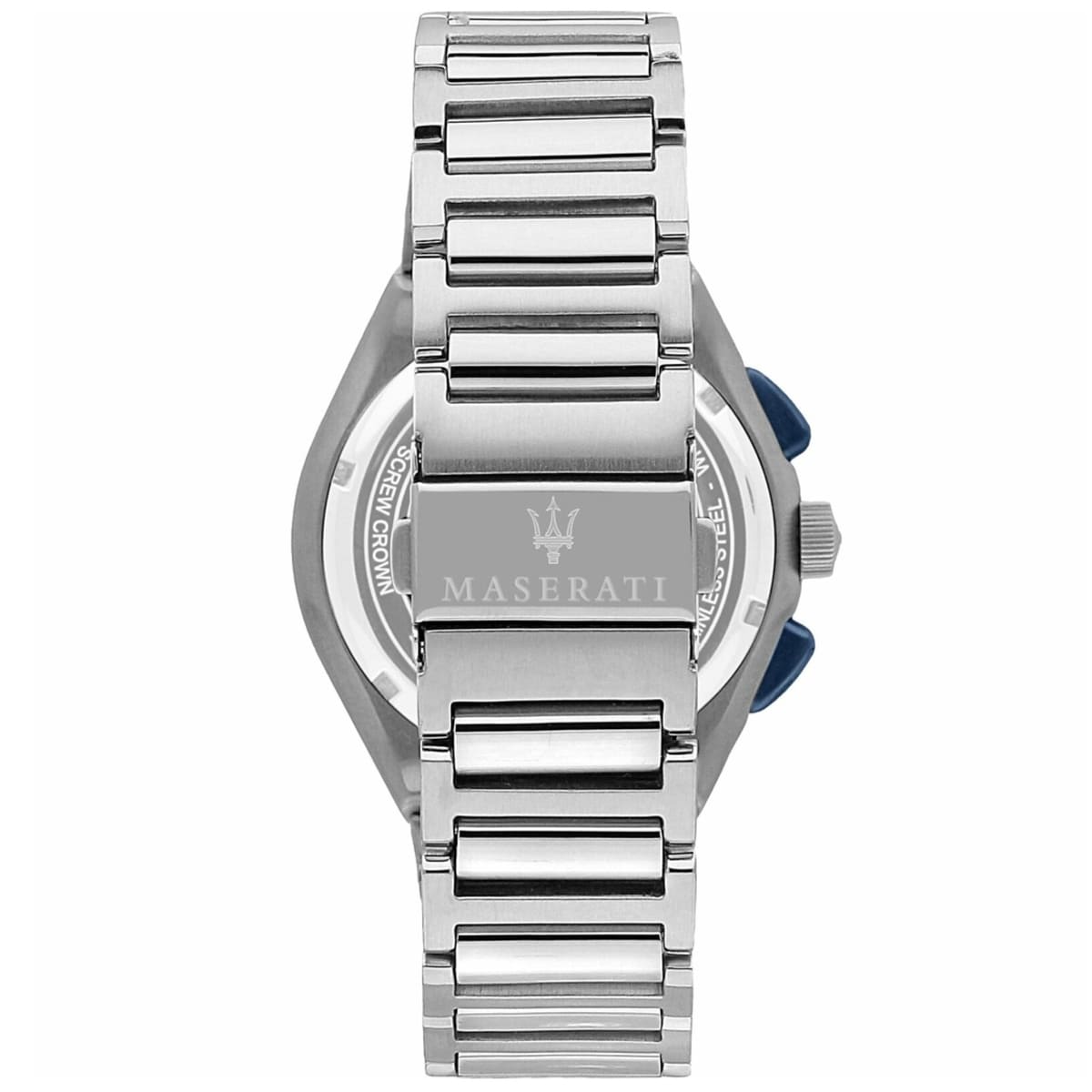 Maserati Triconic R8873639001 Chronograph Quartz Blue Dial Stainless Steel Chain Men’s Watch
