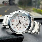 Megir M-3008 Chronograph Quartz Dualtone Stainless Steel Chain Men’s watch