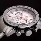 Megir M-3008 Chronograph Quartz Dualtone Stainless Steel Chain Men’s watch