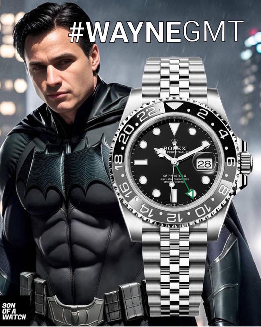 Ro-lex GMT Master II Bruce Wayne Jubilee 40mm Ref: 126710GRNR Swiss Grade 1:1 Men’s Watch