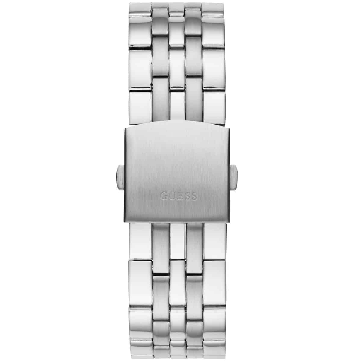 Guess Odyssey W1107G1 Chronograph Quartz Black Dial Silver-Tone Stainless Steel Chain Men’s Watch