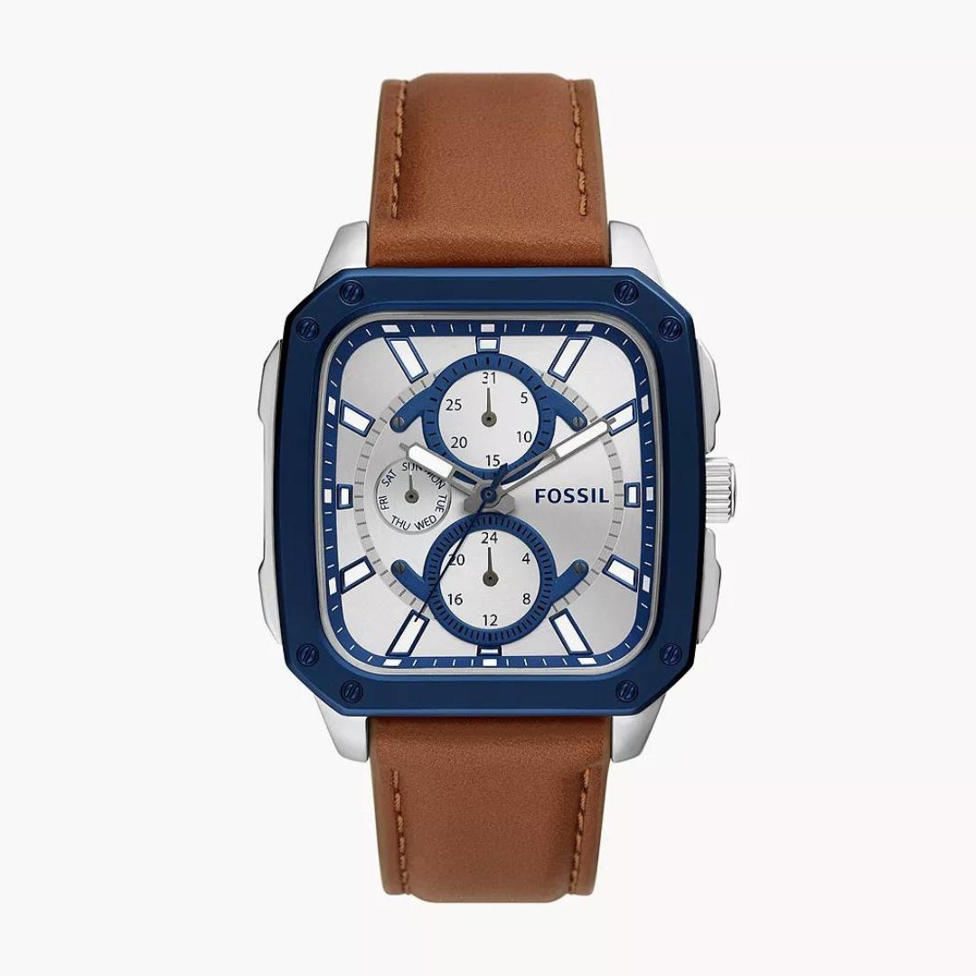 Fossil BQ2658 Chronograph Quartz Genuine Leather Belt Men’s Watch