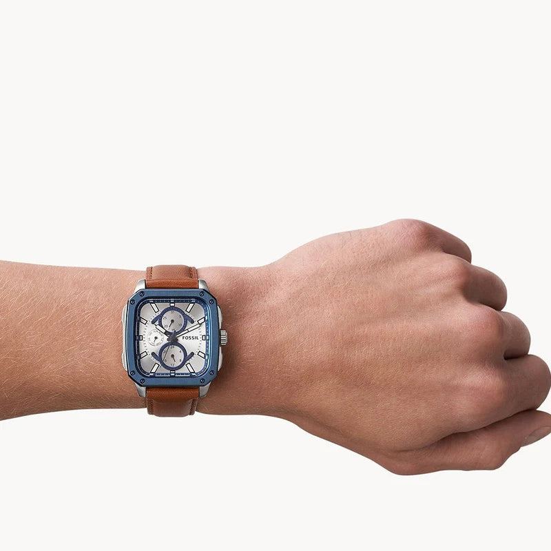 Fossil BQ2658 Chronograph Quartz Genuine Leather Belt Men’s Watch