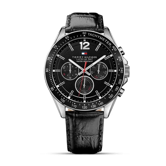 Tommy Hilfiger 1791117 Chronograph Quartz Genuine Leather Strap Men’s Watch