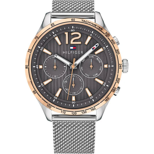Tommy Hilfiger 1791466 Chronograph Quartz Stainless Steel Mesh Bracelet Men’s Watch
