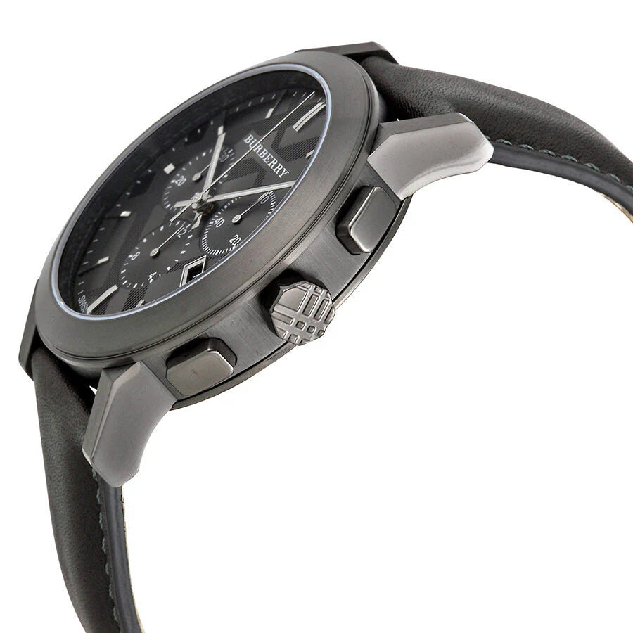 Burberry BU9364 Chronograph Quartz Genuine Leather Strap Men’s Watch