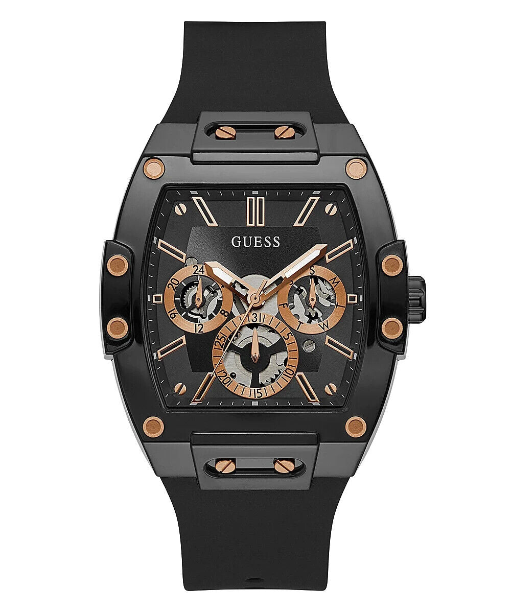 Guess GW0203G8 Quartz Silver Silicon Strap Men’s Watch