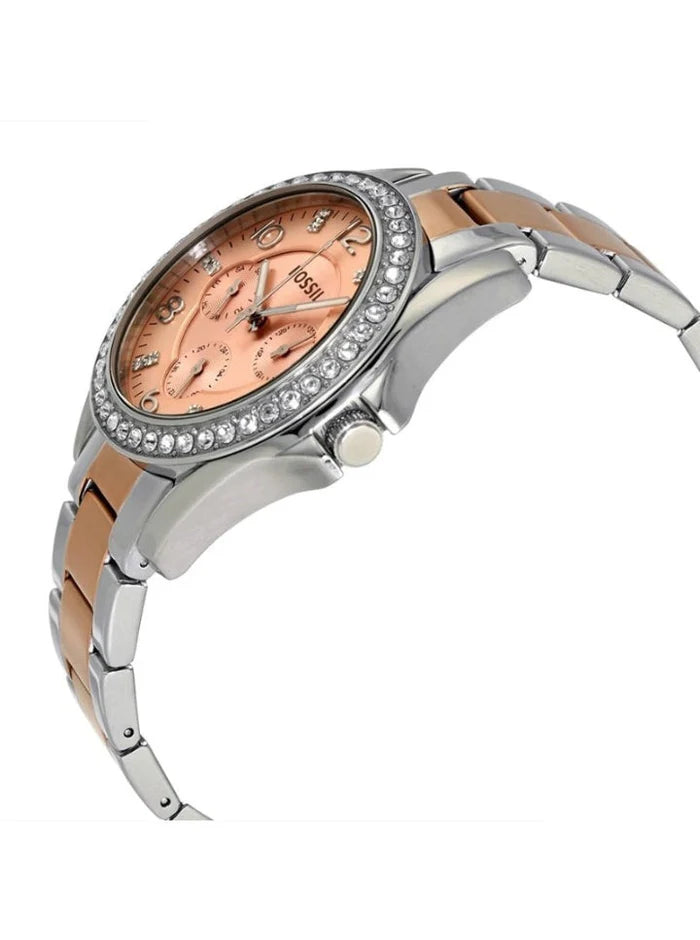 Fossil ES4145 Quartz Chronograph Stainless Steel Chain Women’s Watch