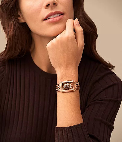 Fossil Raquel ES5323 Quartz Stainless Steel Chain Women’s Watch